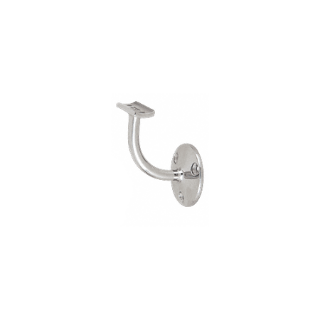 CRL HR15TPS Polished Stainless Del Mar Series Wall Mounted Short Arm Hand Rail Bracket