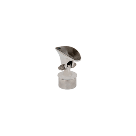 CRL HR15VABS Brushed Stainless Adjustable Saddle for 1-1/2" Tubing