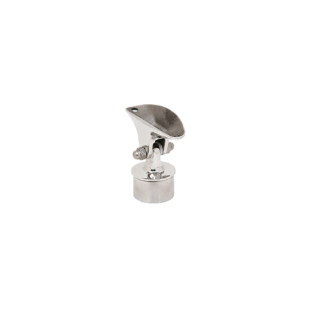 CRL HR15VAPS Polished Stainless Adjustable Saddle for 1-1/2" Tubing