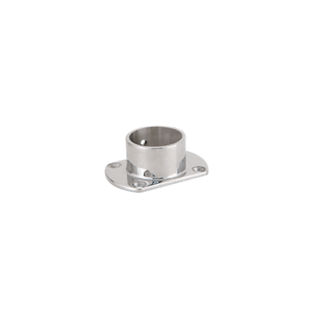 CRL HR15ZPS Polished Stainless Cut Flange for 1-1/2" Tubing