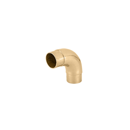 CRL HR20CPB Polished Brass EZ Radius 90 Degree Corner for 2" Tubing