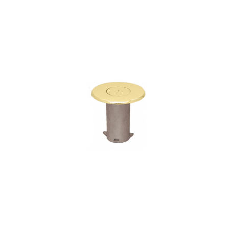 CRL HR20FSPB Polished Brass Floor Socket With Cap for 2" Tubing