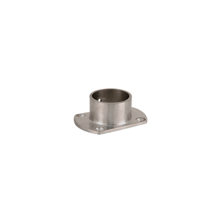 CRL HR20ZBS Brushed Stainless Cut Flange for 2" Tubing