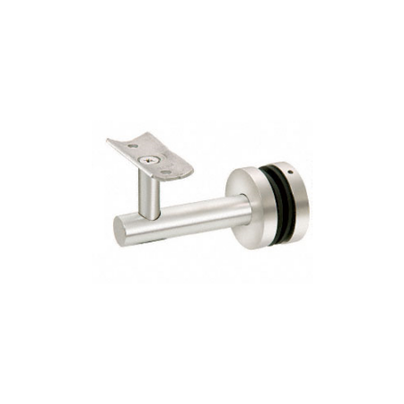 CRL HR2EGPS 316 Polished Stainless Long Arm Malibu Series Glass Mounted Hand Rail Bracket