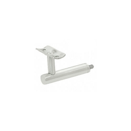 CRL HR2EPMA Mill Aluminum Long Arm Malibu Series Post Mounted Hand Rail Bracket