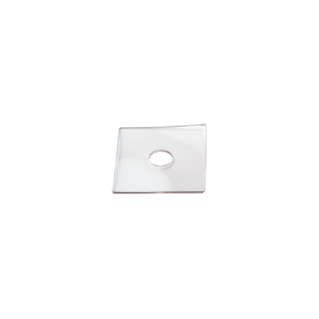 CRL HW063 Clear 1-1/4" Outside Diameter Square Washer