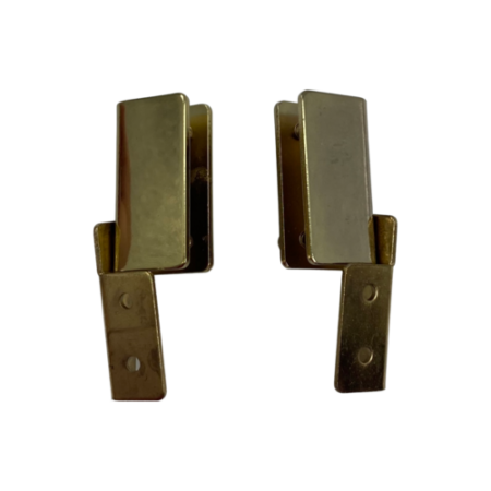 CRL GDH86BR Brass Recess Mount Glass Door Hinge