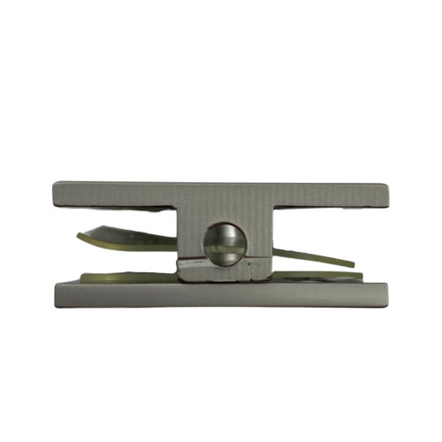 CRL GCB186PN Polished Nickel Traditional Style Movable Wall Mounted Transom Glass Clamp