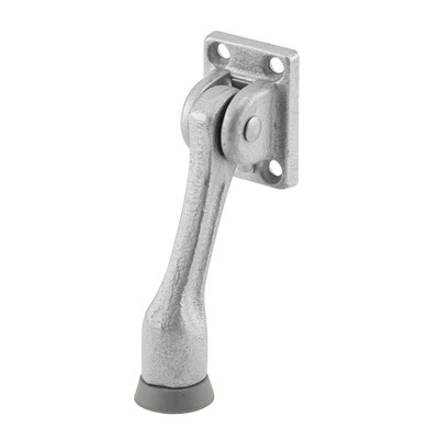 CRL J4551 Aluminum 4" Door Mounted Heavy-Duty Kick-Down Door Holder