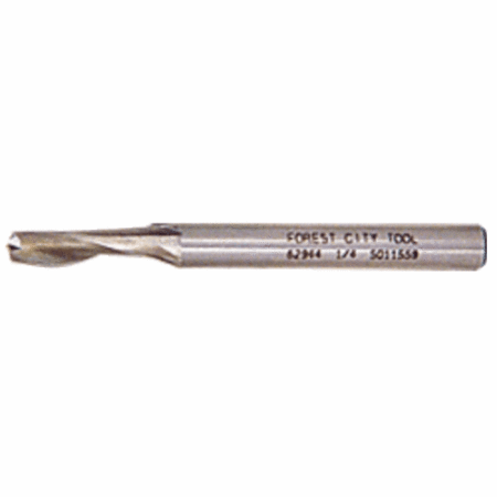 CRL J40007 High Speed Steel Spiral Single Flute Aluminum Cutting Router Bit