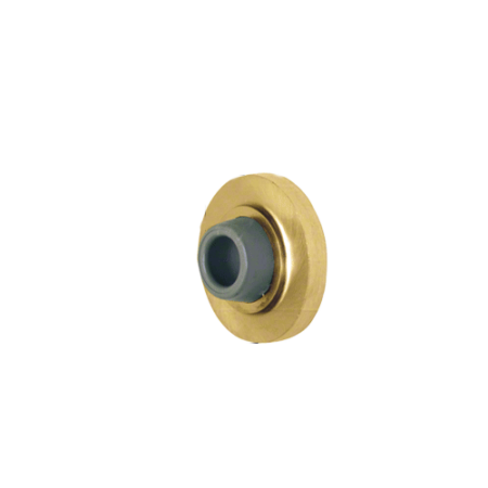 CRL J4553 Brass Wall Mounted Concave Type Door Stop