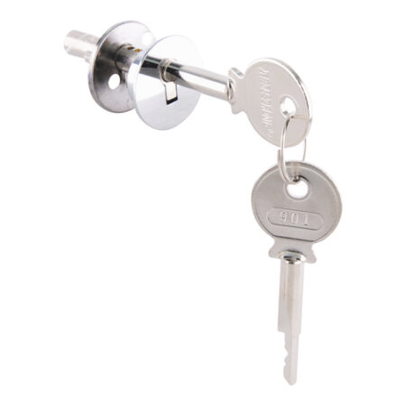 CRL LK16 Chrome Lock for Cabinet Sliding Glass Door