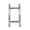 CRL LP6X6ABN Antique Brushed Nickel 6" Ladder Style Back-to-Back Pull Handle