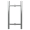 CRL LP6X6ABN Antique Brushed Nickel 6" Ladder Style Back-to-Back Pull Handle