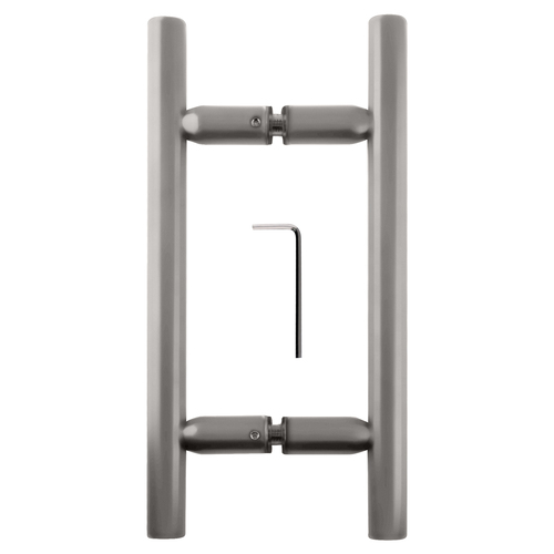 CRL LP6X6ABN Antique Brushed Nickel 6" Ladder Style Back-to-Back Pull Handle