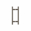 CRL LP8X8ABN Antique Brushed Nickel 8" Ladder Style Back-to-Back Pull Handles