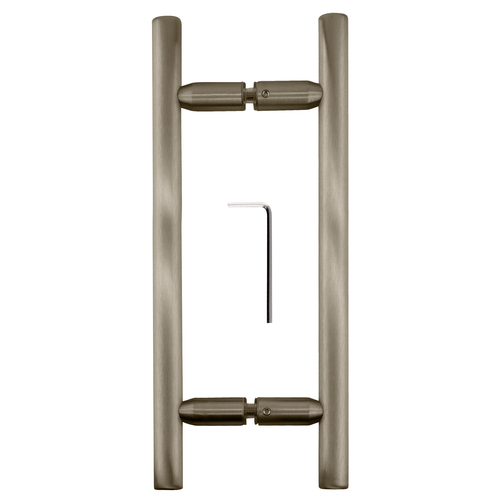 CRL LP8X8ABN Antique Brushed Nickel 8" Ladder Style Back-to-Back Pull Handles