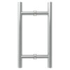 CRL LP8X8ABN Antique Brushed Nickel 8" Ladder Style Back-to-Back Pull Handles