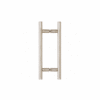 CRL LP8X8ABN Antique Brushed Nickel 8" Ladder Style Back-to-Back Pull Handles