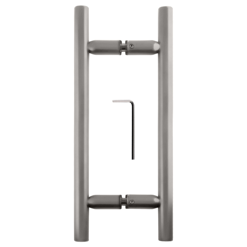 CRL LP8X8ABN Antique Brushed Nickel 8" Ladder Style Back-to-Back Pull Handles