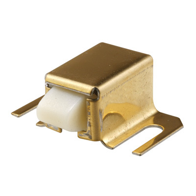 CRL M6033 Brass Finish Shower Door Catch with Nylon Tip