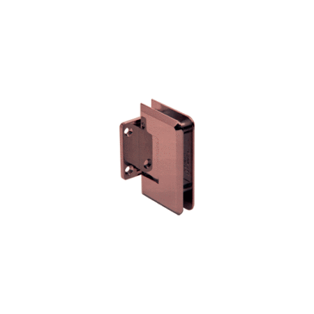 CRL P1N074ABC0 Antique Brushed Copper Pinnacle 074 Series Wall Mount Short Back Plate Hinge