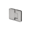 CRL P1N380BN Brushed Nickel Pinnacle 380 Series Adjustable 180 Degree Glass-to-Glass Hinge