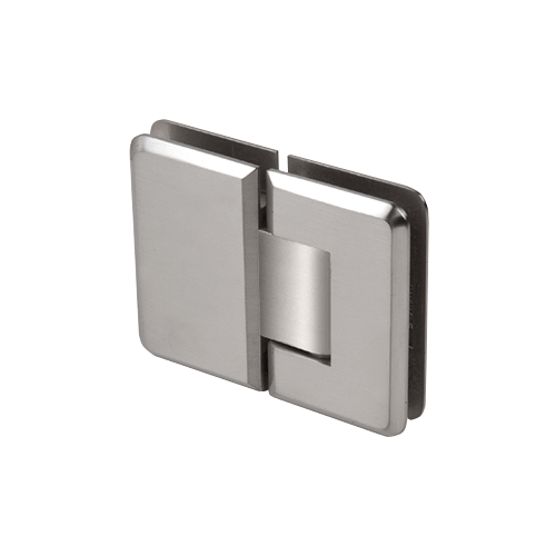 CRL P1N580SB Satin Brass Pinnacle 580 Series 5 Degree Glass-To-Glass Hinge