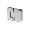 CRL P1N580SB Satin Brass Pinnacle 580 Series 5 Degree Glass-To-Glass Hinge