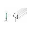 CRL P501BR36 One-Piece 36" Bottom Rail With Clear Wipe for 3/8" Glass- 10/BX