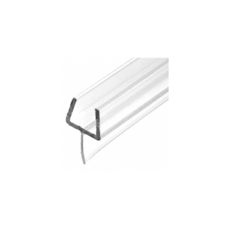 CRL P501BR36 One-Piece 36" Bottom Rail With Clear Wipe for 3/8" Glass- 10/BX