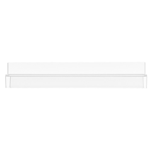 CRL P501BR36 One-Piece 36" Bottom Rail With Clear Wipe for 3/8" Glass- 10/BX