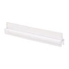 Brixwell P501BR-XCP10 One-Piece Bottom Rail With Clear Wipe for 3/8" Glass - 95" Stock Length - pack of 10