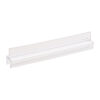 Brixwell P501BR-XCP10 One-Piece Bottom Rail With Clear Wipe for 3/8" Glass - 95" Stock Length - pack of 10