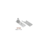 CRL PHA1BS Brushed Stainless North American Patch Door Kit - Without Lock