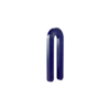 CRL PHS16-XCP100 Blue 1/16" x 3-1/2" Plastic Horseshoe Shims - pack of 100