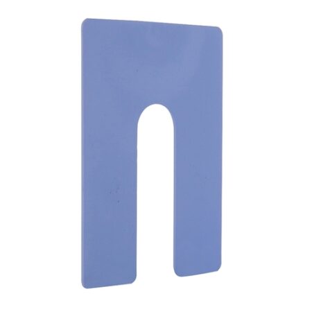 CRL PHS36 Blue 1/16" x 4" Jumbo Size Plastic Horseshoe Shims