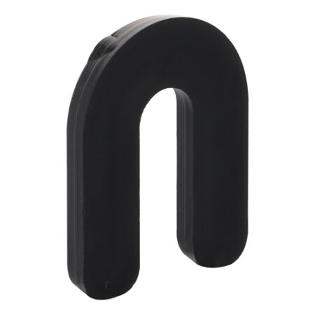 CRL PHS4-XCP100 Black 1/4" x 2" Plastic Horseshoe Shims - pack of 100