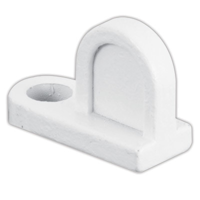 CRL PL7878 White Flush Diecast Window Screen Clips - Carded - pack of 12