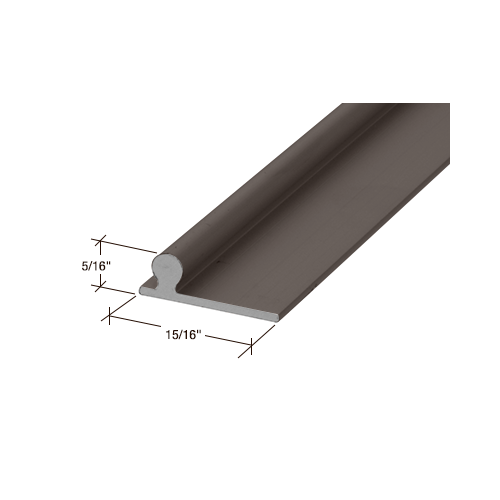 CRL PLD1664 Aluminum Sliding Glass Door Replacement Rail 120" Length