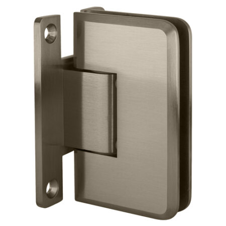 CRL PLY037BN Brushed Nickel Plymouth Series Wall Mount 'H' Back Plate Hinge