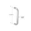 CRL PR0322514 Champagne 14" Centerline to Centerline Astral Pull Handle