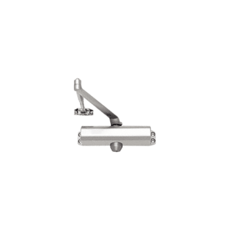 CRL PR82BFA Aluminum Barrier Free Adjustable Spring Power Size 1 to 4 Surface Mount Door Closer