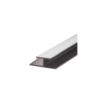 Brixwell PRT175CH-XCP50 Chrome Plastic Reflective Divider Bar - 96" Stock Length - pack of 50