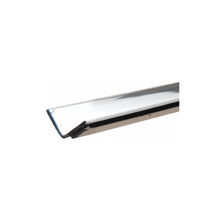 Brixwell PRT375CH-CCP84 Chrome Plastic 3/4" Reflective Inside Angle -  84" Length