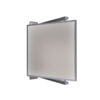 CRL PV11CH Polished Chrome 11" x 11" Pivot-N-Vue Double Hinged Mirror