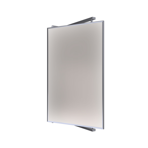 CRL PV11CH Polished Chrome 11" x 11" Pivot-N-Vue Double Hinged Mirror