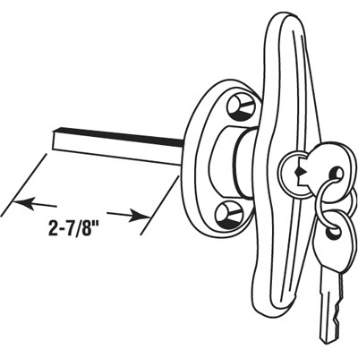 CRL R7080 RV and Camper Cabinet Door Magnetic Catch