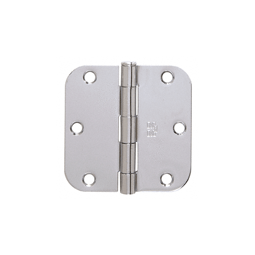 CRL R358DN Dull Nickel 3-1/2" x 3-1/2" Residential Hinge 5/8" Radius