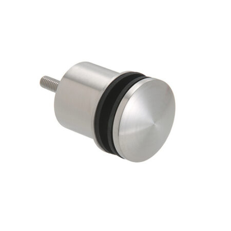 CRL RS0B2135BS 316 Brushed Stainless 2-3/8" x 1-3/4" Point Supported Standoff Base and Domed Cap